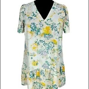 A New Day yellow floral dress